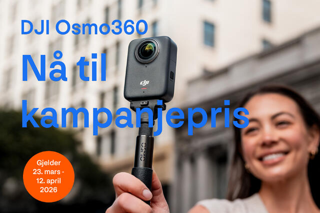 Imponerende 360-kamera på kampanje